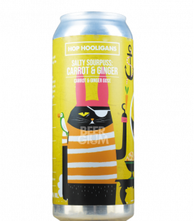 Hop Hooligans Salty Sourpuss Carrot & Ginger CANS 50cl - Beergium