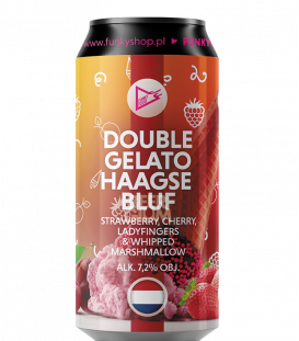 EUROBOX Netherlands - Funky Fluid Double Gelato: Haagse Bluff CANS BBF 11-05-22 50cl - Beergium