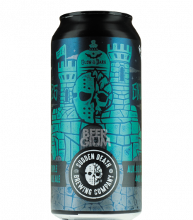 Sudden Death Holiday On Castle Haze Skull CANS 44cl - Beergium