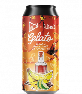 Funky Fluid / Puhaste Gelato Dekadent Banana Parfait CANS 50cl - Beergium