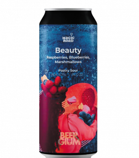 Magic Road Beauty - Raspberries, Blueberries & Marshmallows CANS 50cl - Beergium
