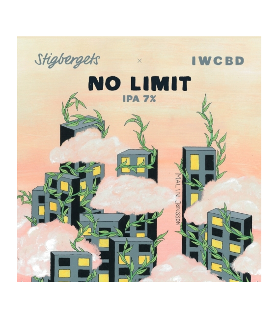 Stigbergets  No Limits No Limit X IWCBD CROWLER CANS 50cl