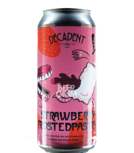 Decadent Ales Strawberry Frosted Pastry CANS 47cl - Beergium