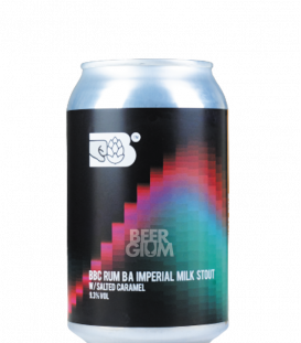 Bereta BBC Imperial Milk Stout Rum BA CANS 33cl - Beergium