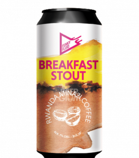 Funky Fluid Breakfast Stout: Rwanda Minazi CANS 50cl - Beergium